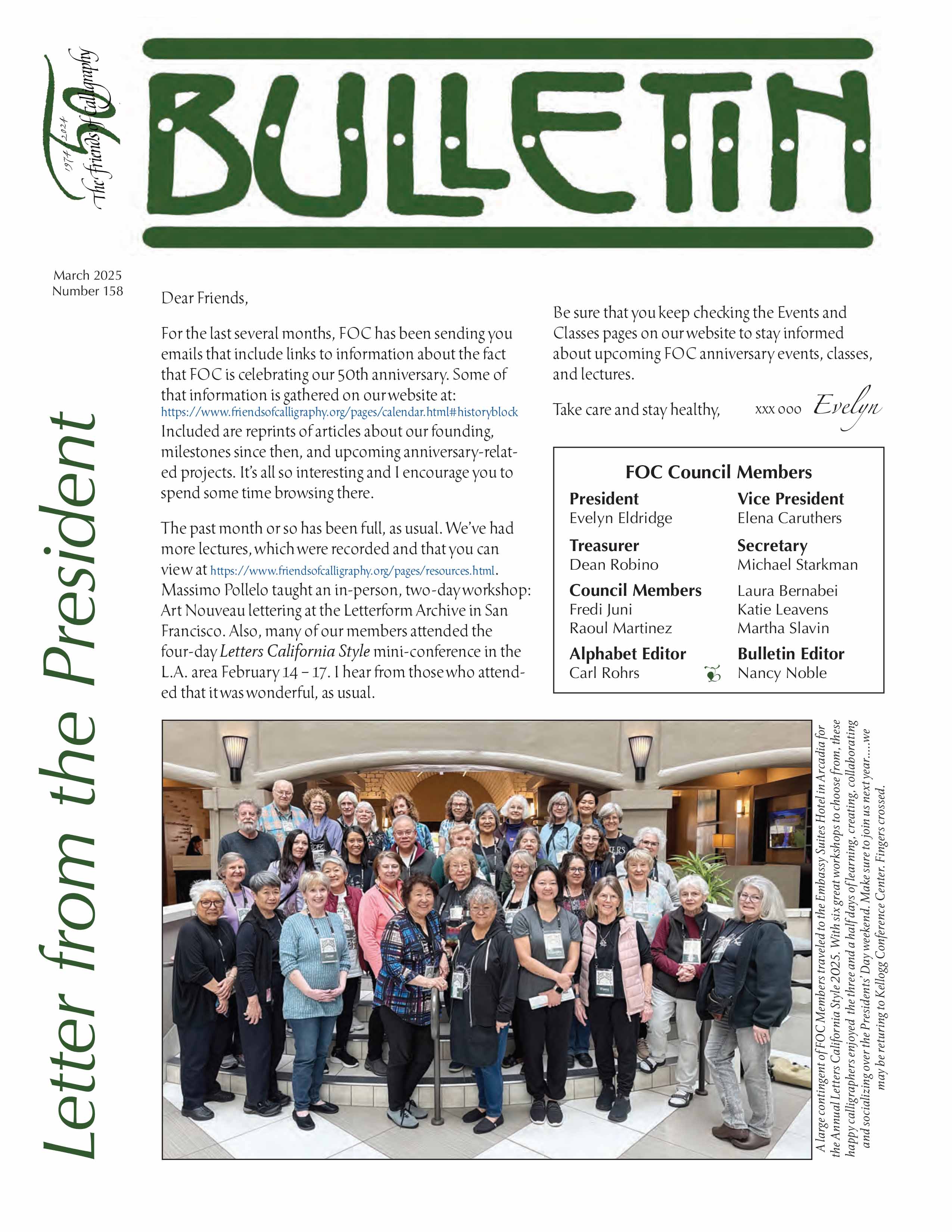 FOC Bulletin 158